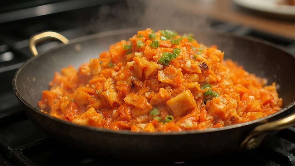 김치볶음밥 조리 방법