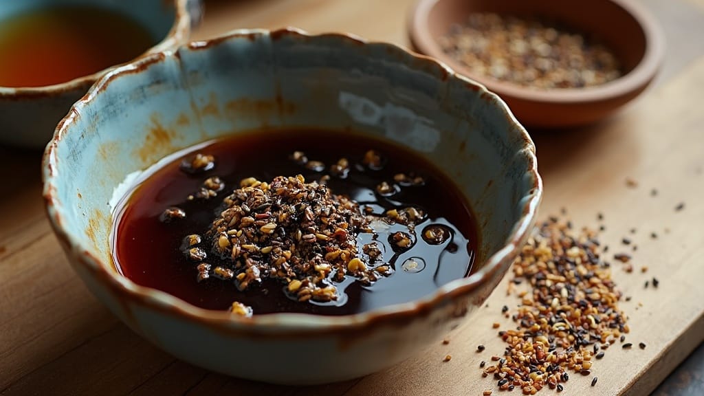 고소한 맛내기와 간장 양념 비법