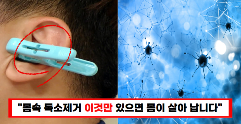 “독소 제거 놀라운 해결법, 빨래집게로 20년은 젊어집니다”