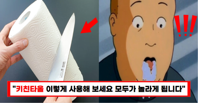 “우리가 잘 몰랐던 키친타올 이렇게 사용하세요”20년차 주부 저희 엄마도 놀랬습니다(+실용성 100%)