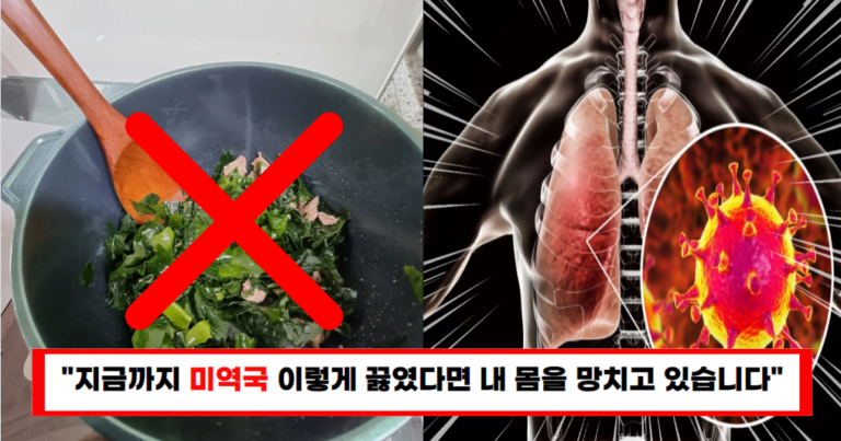 “이걸로 미역국 끓였더니, 영양분이 사라졌다고”(+내가 모르던 미역국의 진실)