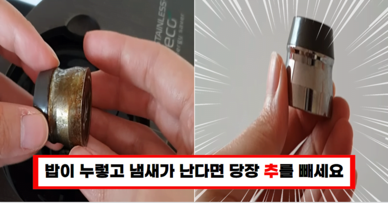 “밥이 누렇고 냄새가 난다면 이렇게 해보세요” 수명도 늘리고 밥맛이 좋아집니다!