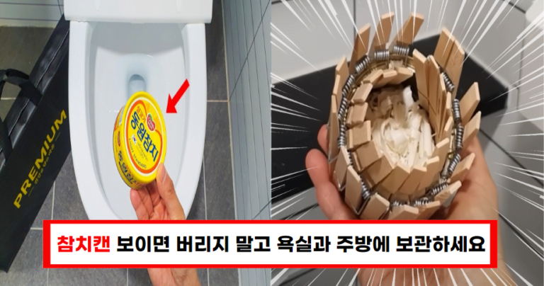 “설날 참치 세트 그냥 버리지 마세요” 욕실과 집안 곳곳 다양한 살림 꿀템으로 재탄생합니다!