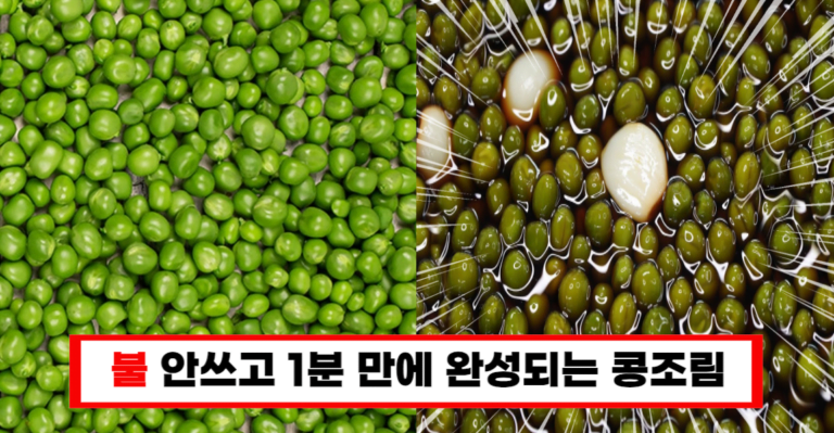 “초보자도 쉽게 따라할 수 있는 콩조림 만드는 법, 1분만에 완성!”