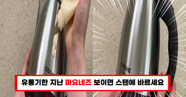 “이것만 알면 집안일 쉽게 해결, 마요네즈 활용법!”