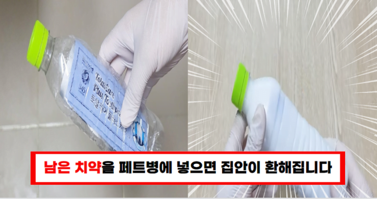 “다 쓴 치약, 버리지 마세요! 집안을 환하게 밝히는 놀라운 사용법!”