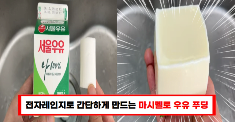 이제 젤라틴 필요 없어요! 우유에 한 가지 재료만 추가하세요!