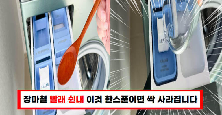 세탁 후에도 남는 냄새? 이 꿀팁으로 해결하세요