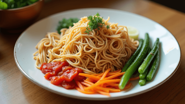 잡채 레시피! 간단한 재료로 만드는 불지 않는 황금 잡채