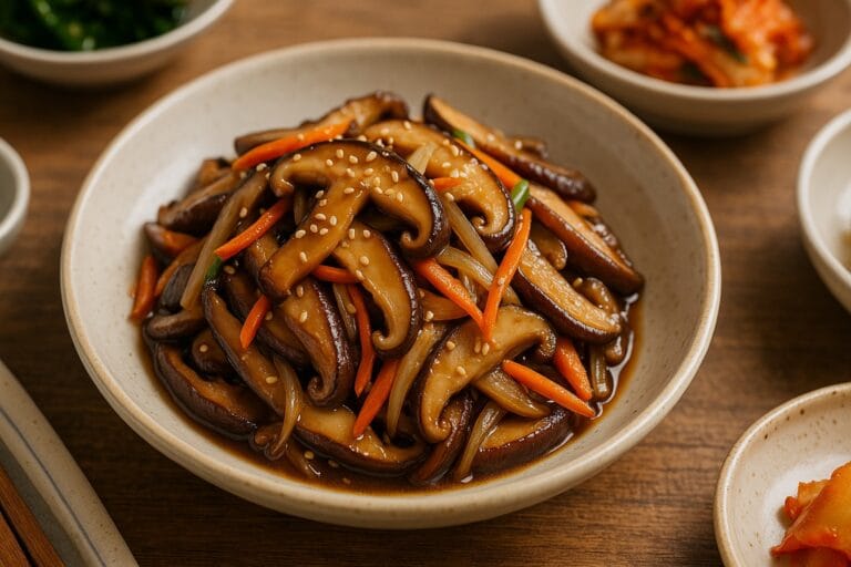 표고버섯볶음 레시피