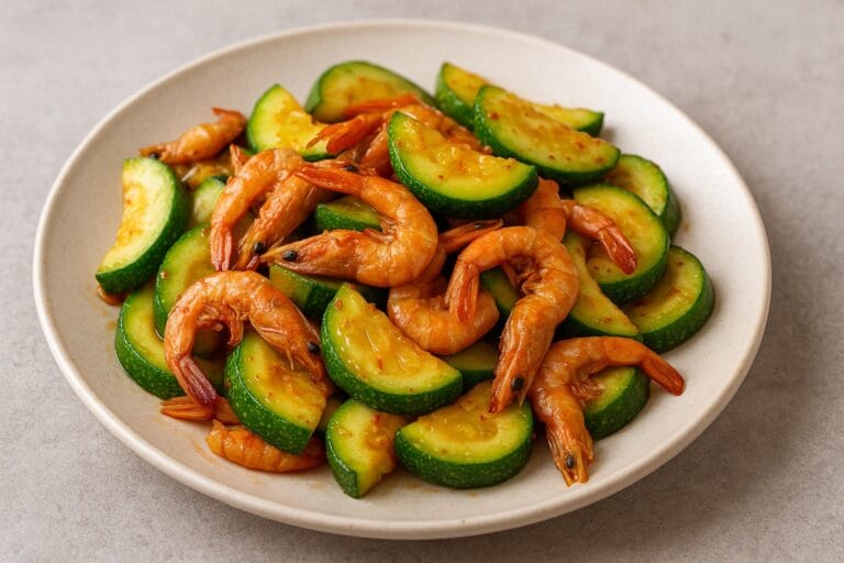 건새우 애호박볶음